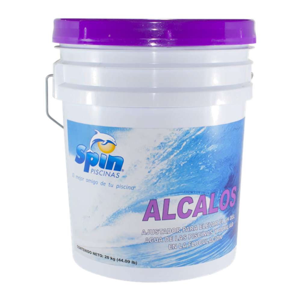 Spin Alcalos Sube el pH de Agua de Albercas, Piscinas y Spas Correcto de pH