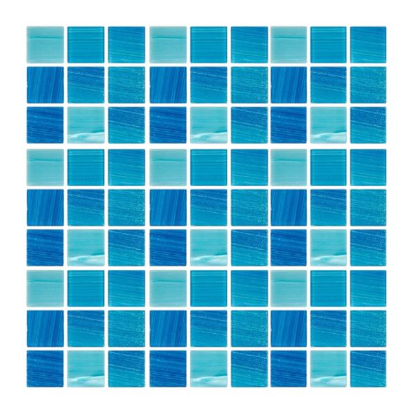 Mosaico Cristalo Vitreo LUXE Sky Media 3.5x3.5 cm